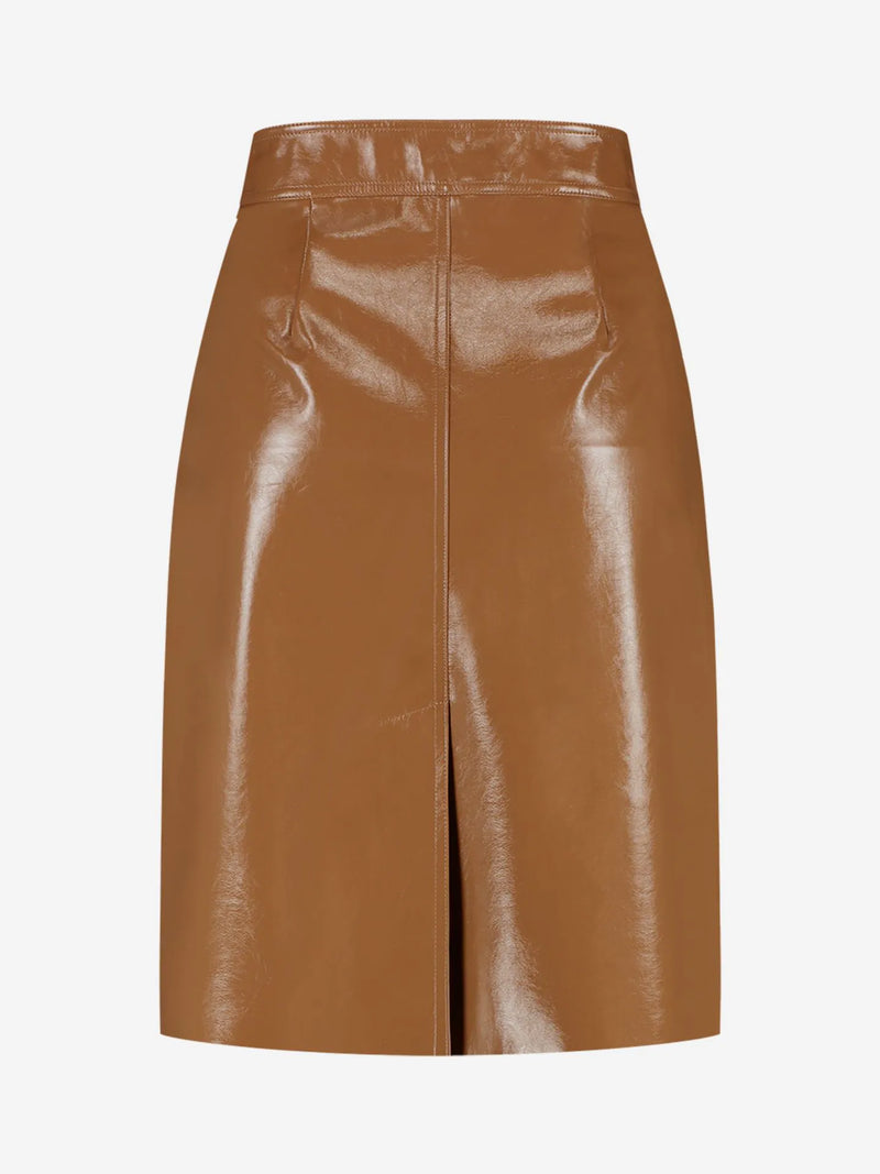 Franklin skirt dark camel