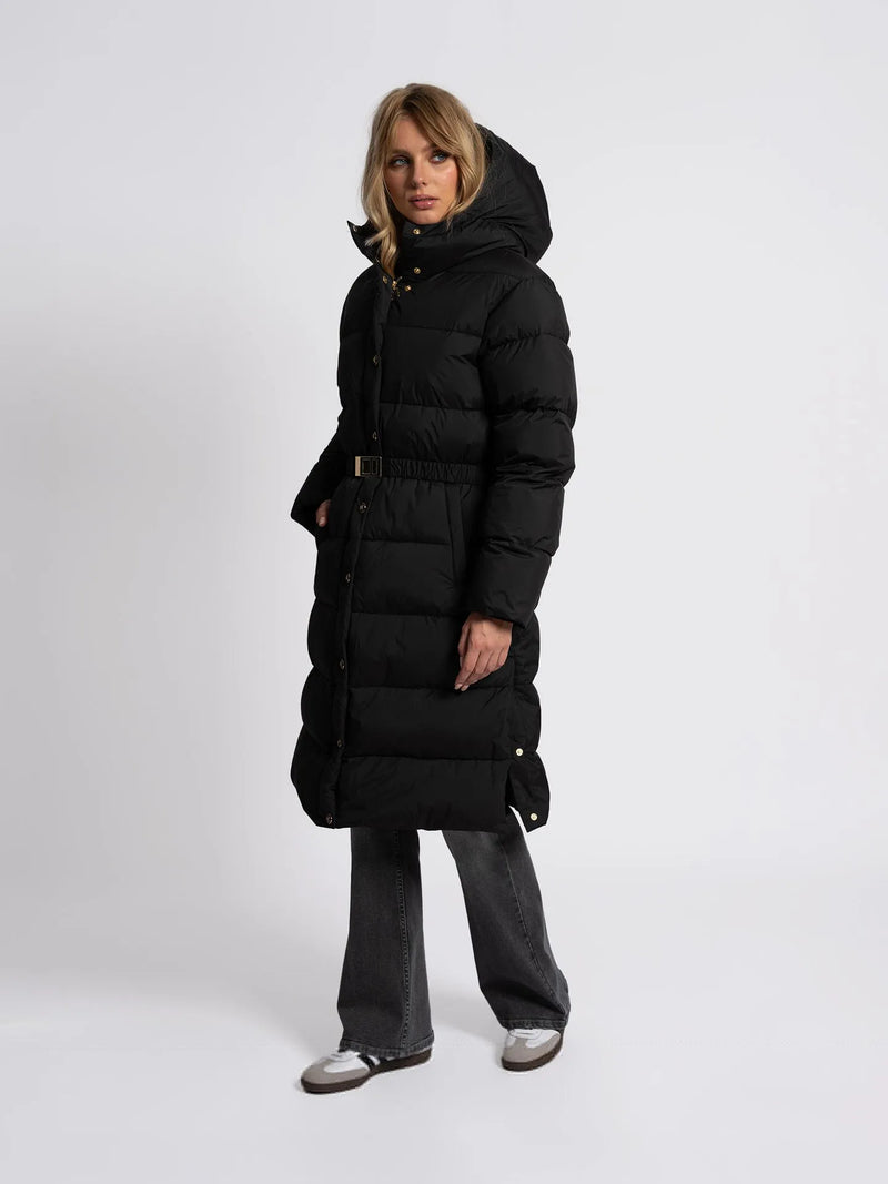 jill puffer coat black