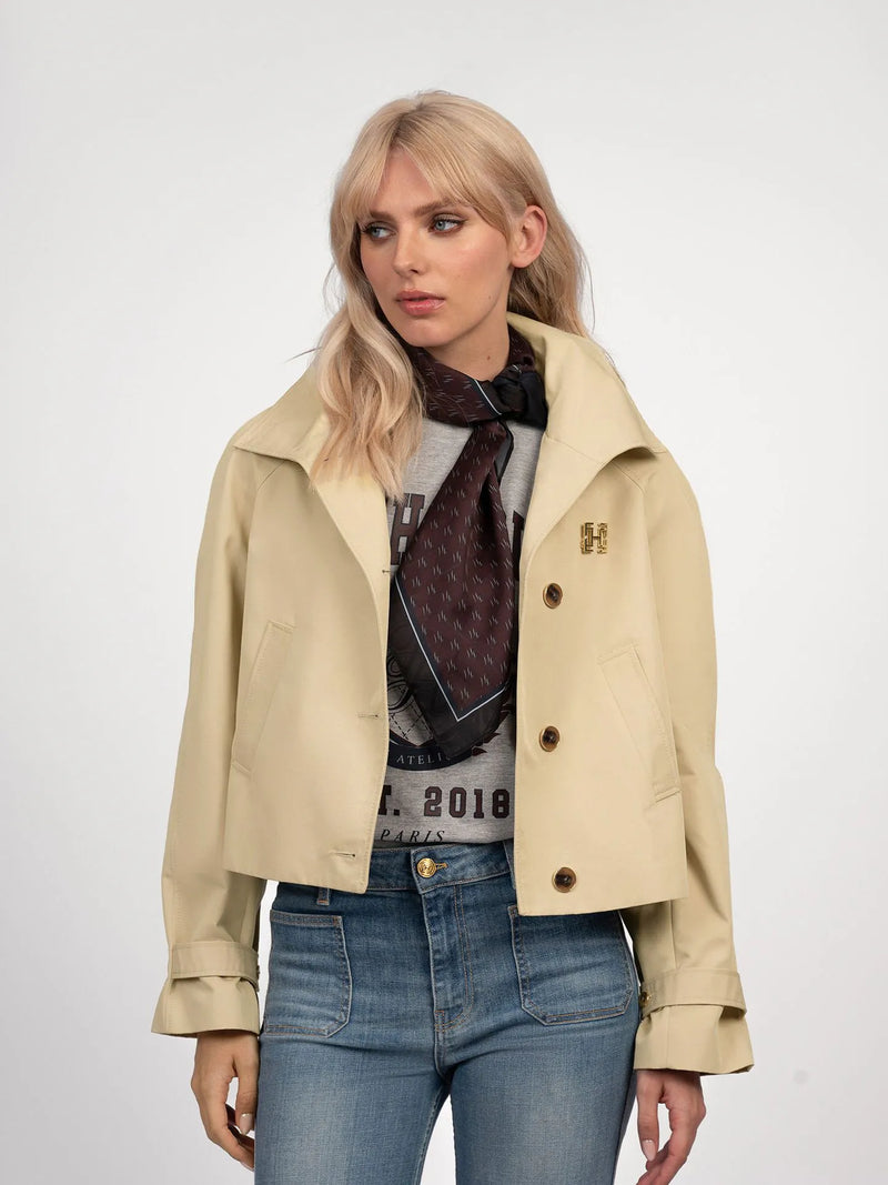 leala coat iced coffee