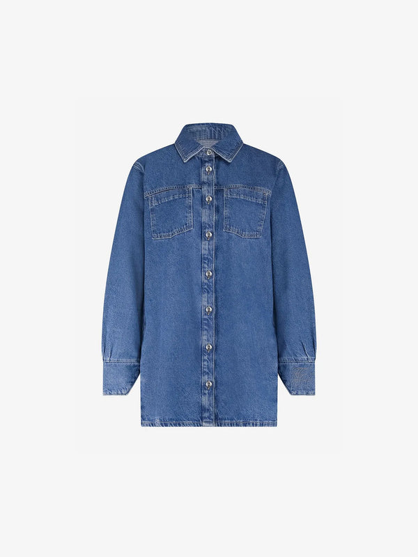 jena long blouse fresh blue