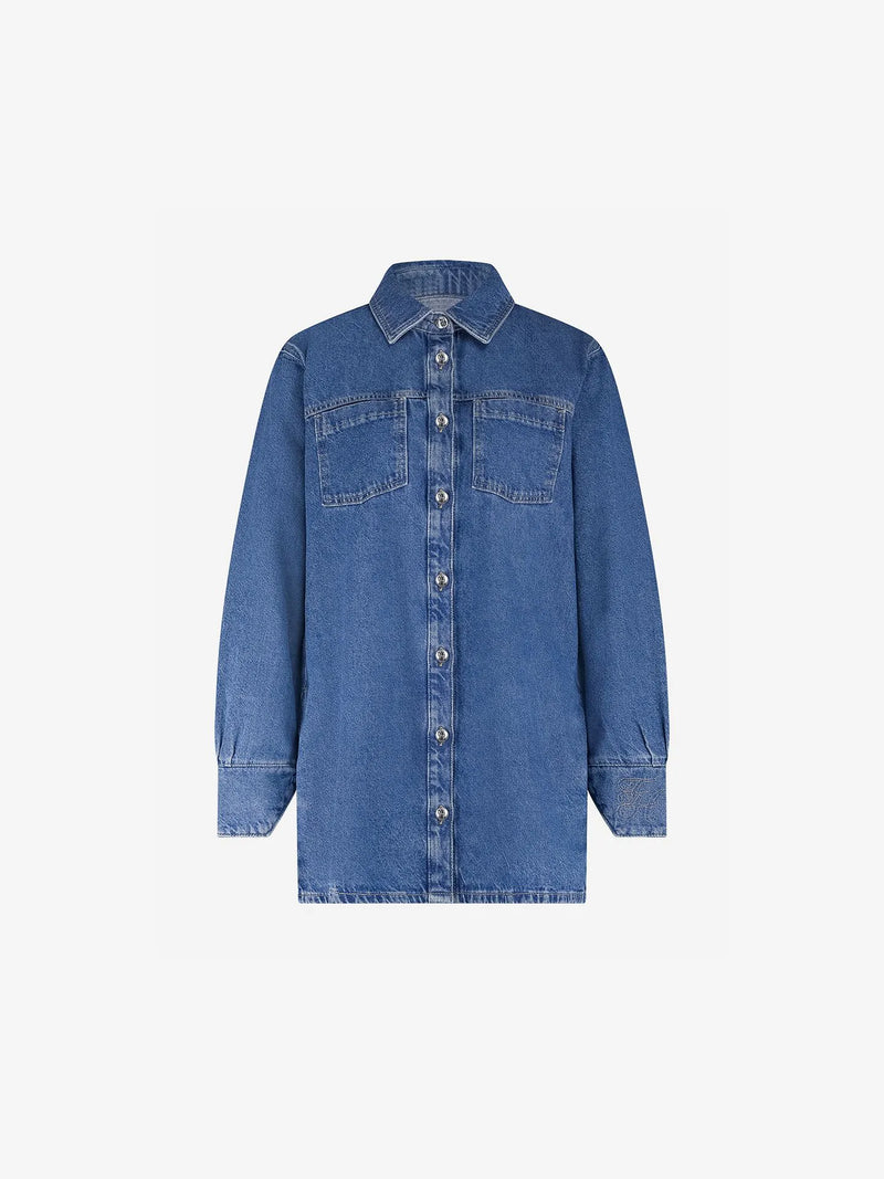 jena long blouse fresh blue