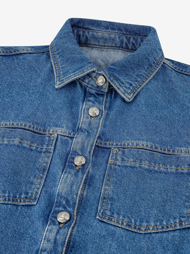 jena long blouse fresh blue