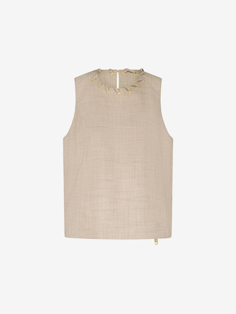 izzie top savannah tan
