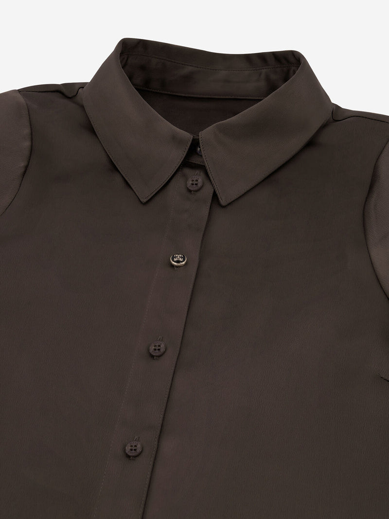 joline blouse chocolate martini