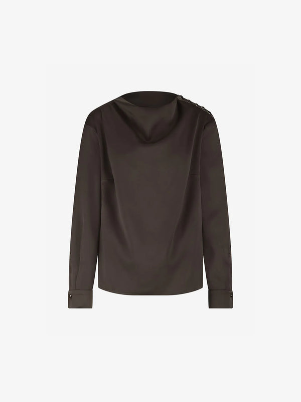 joline high collar chocolate martini
