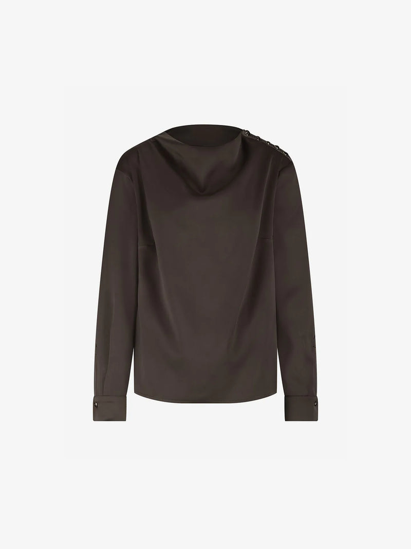 joline high collar chocolate martini