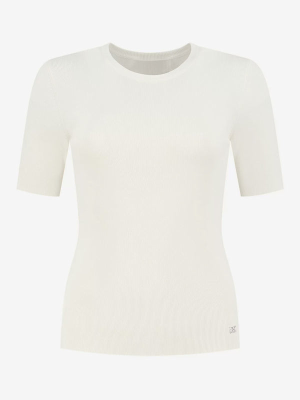 Ayla top star white