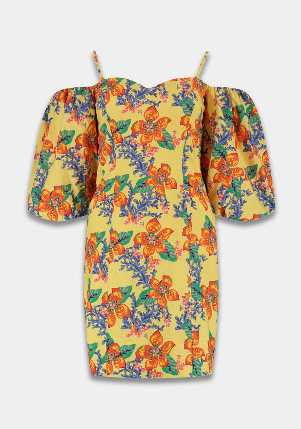 Kailey dress banana flower