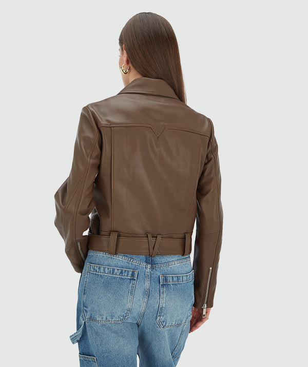 lua jacket dark brown