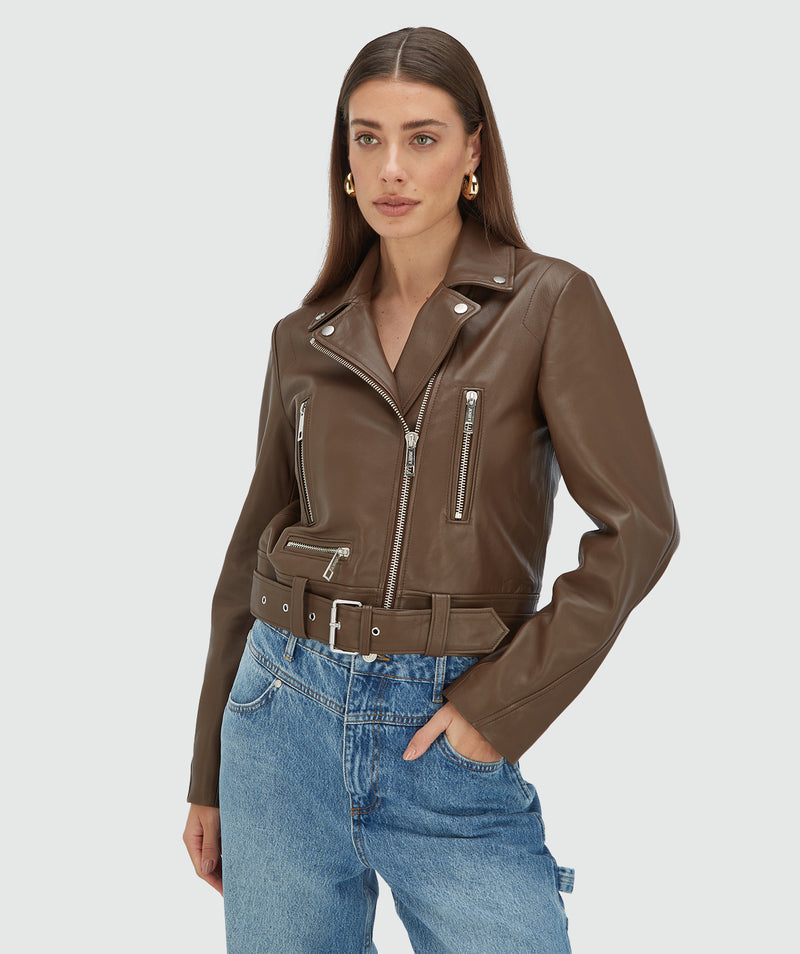 lua jacket dark brown
