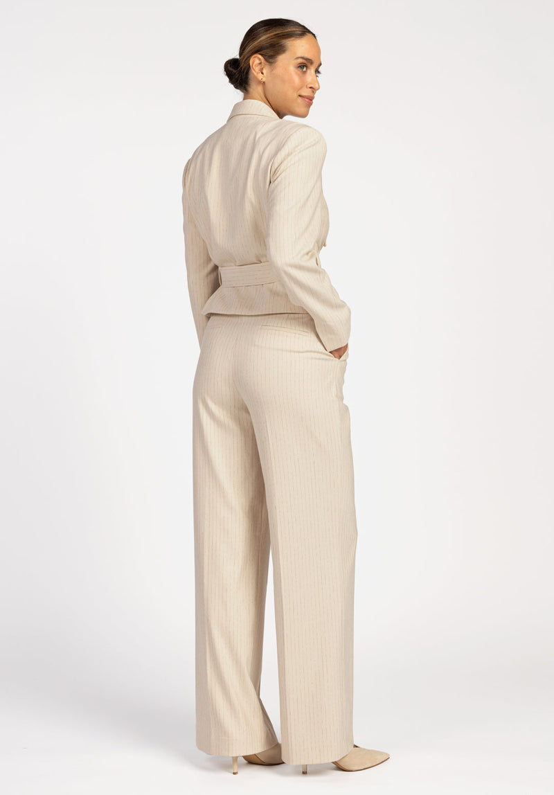 Sonja broek stripe gold