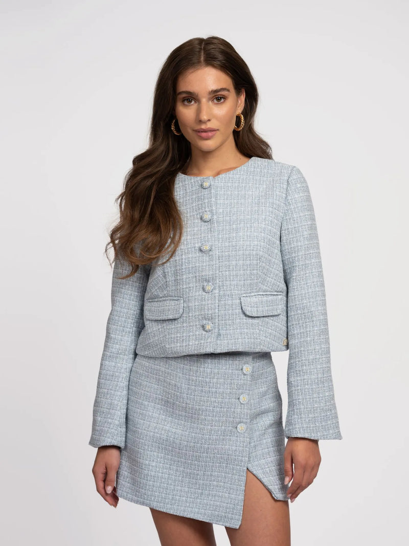 Kline skort teal blue