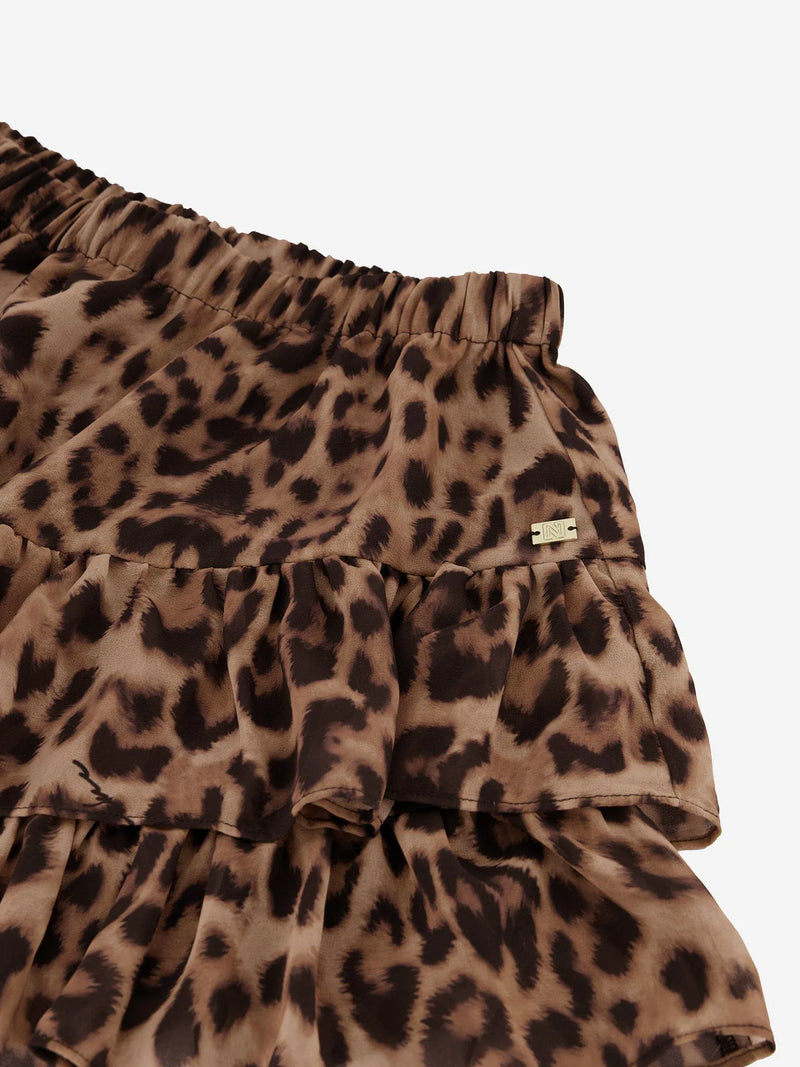 leopard skort toffee