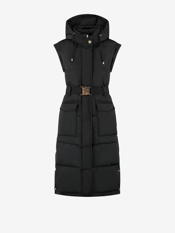 Erda long puffer black