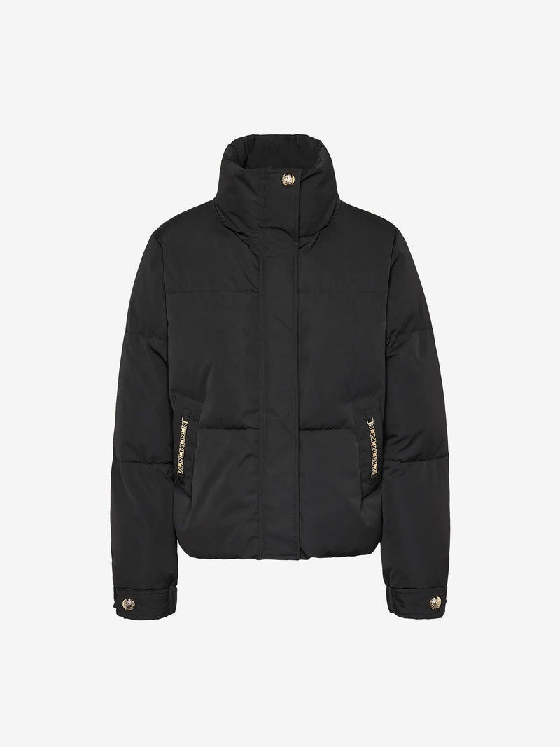leeds puffer jacket black