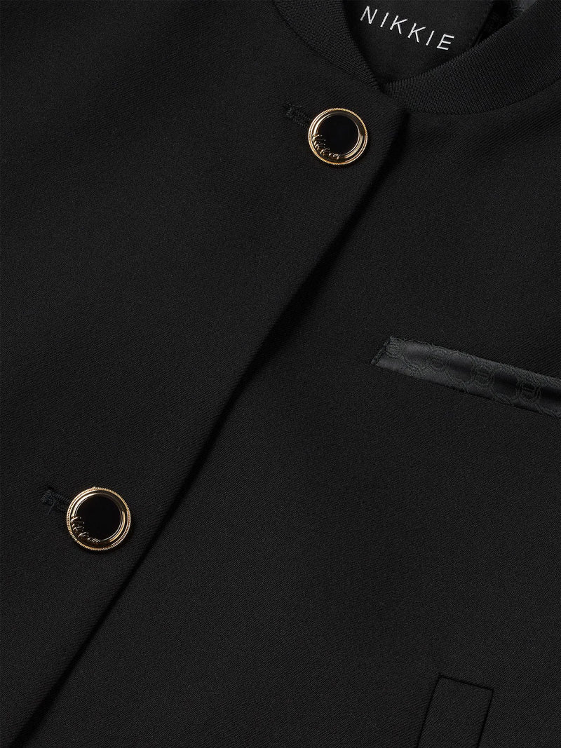 oakland bomber black