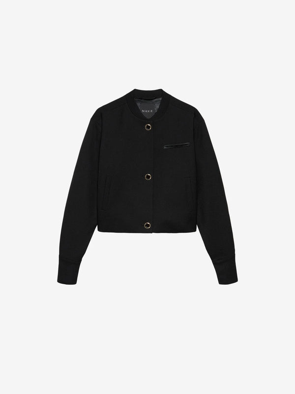 oakland bomber black