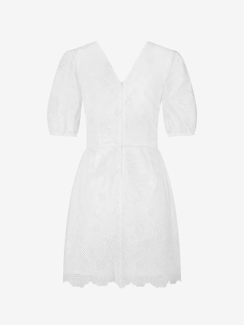 Kimora dress star white