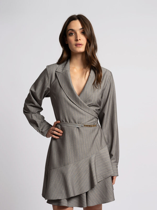 Lubin dress lava