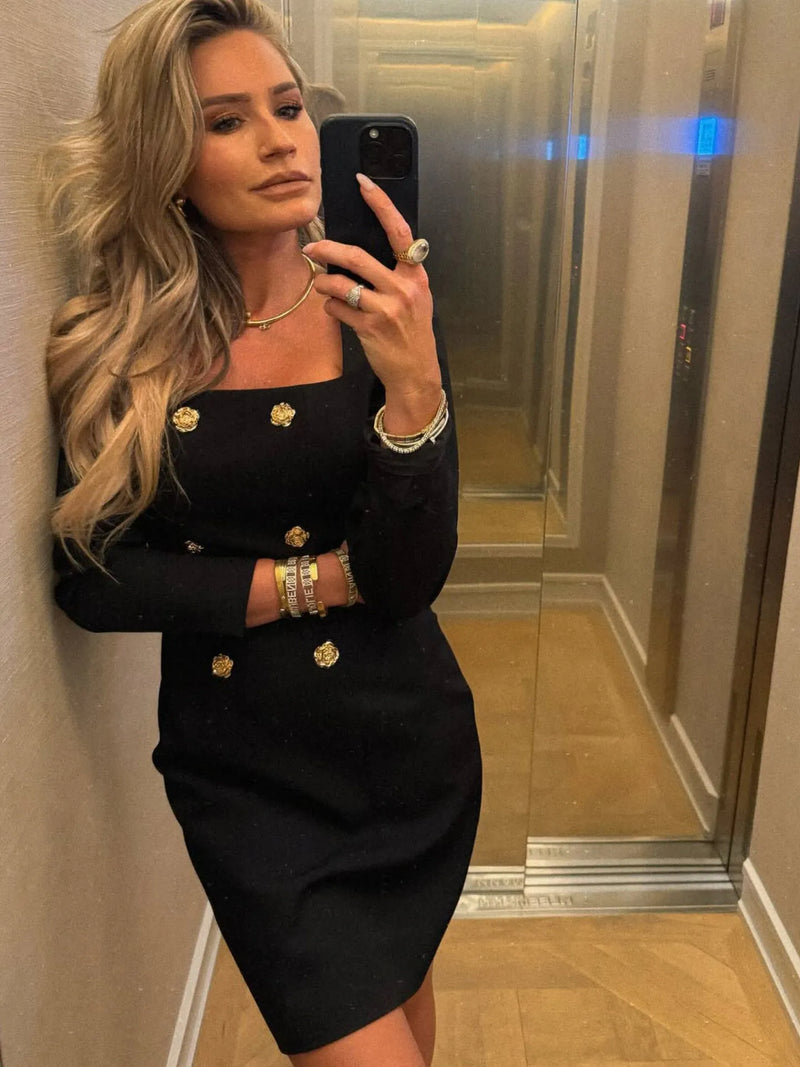 lisbon dress black