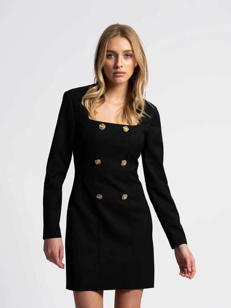 lisbon dress black