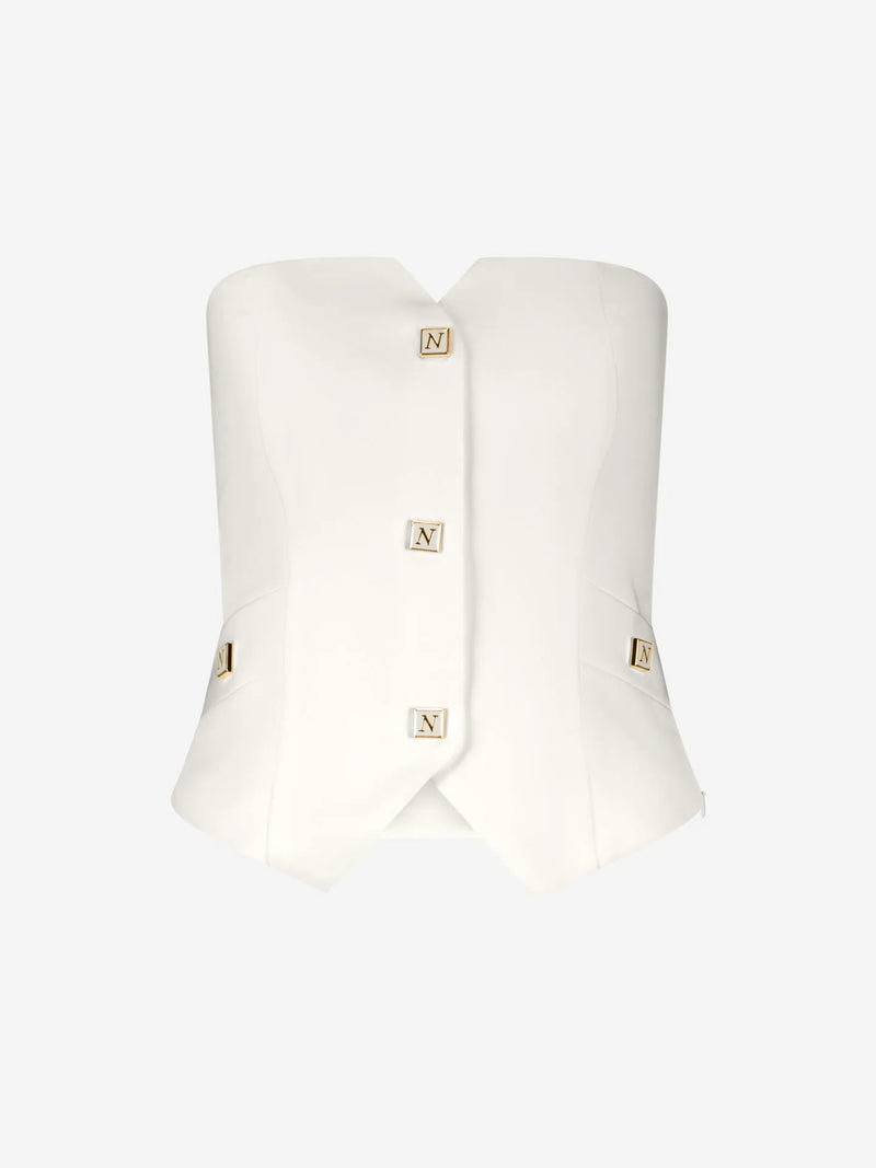 kulti top star white