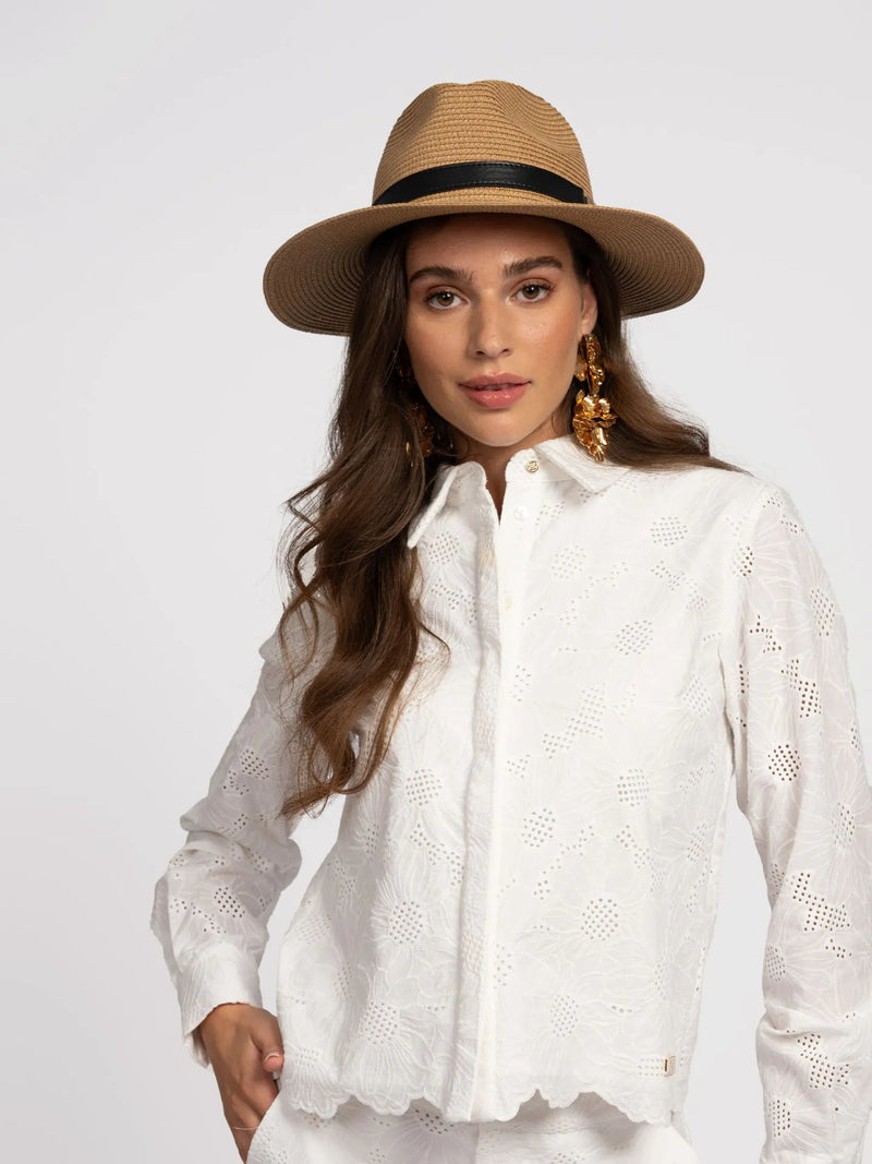 kimora blouse star white