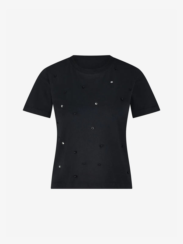 N embellishment t-shirt lava
