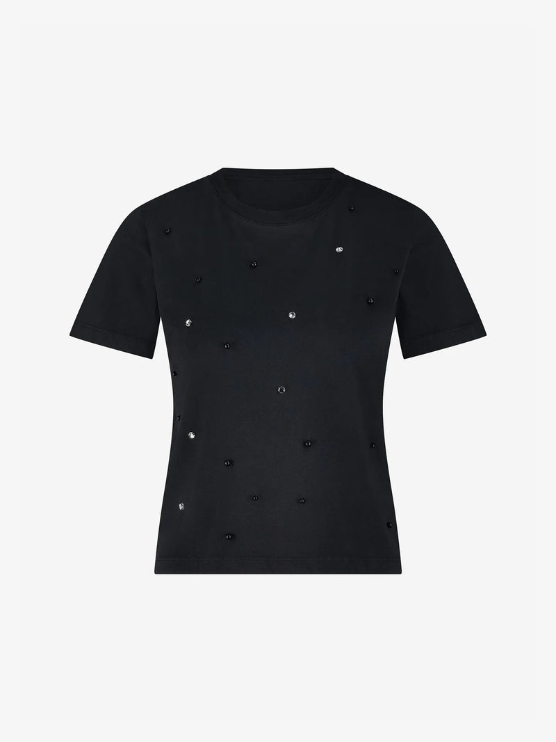N embellishment t-shirt lava