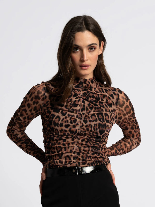 luck leopard top