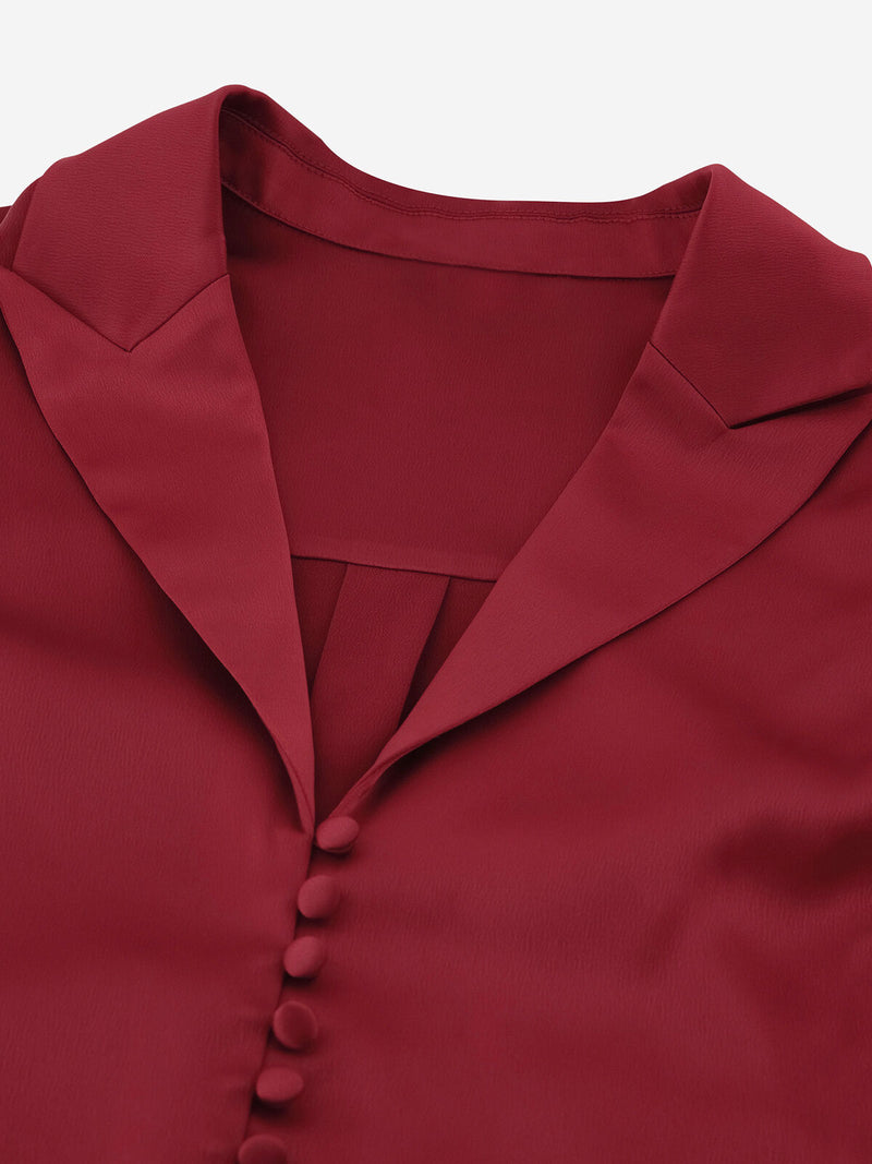 leonia blouse wine
