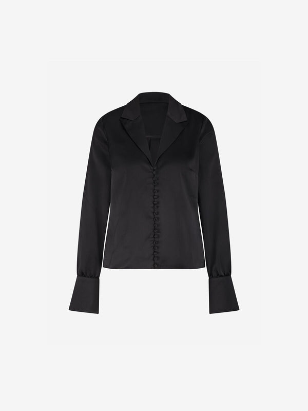 leonia blouse black