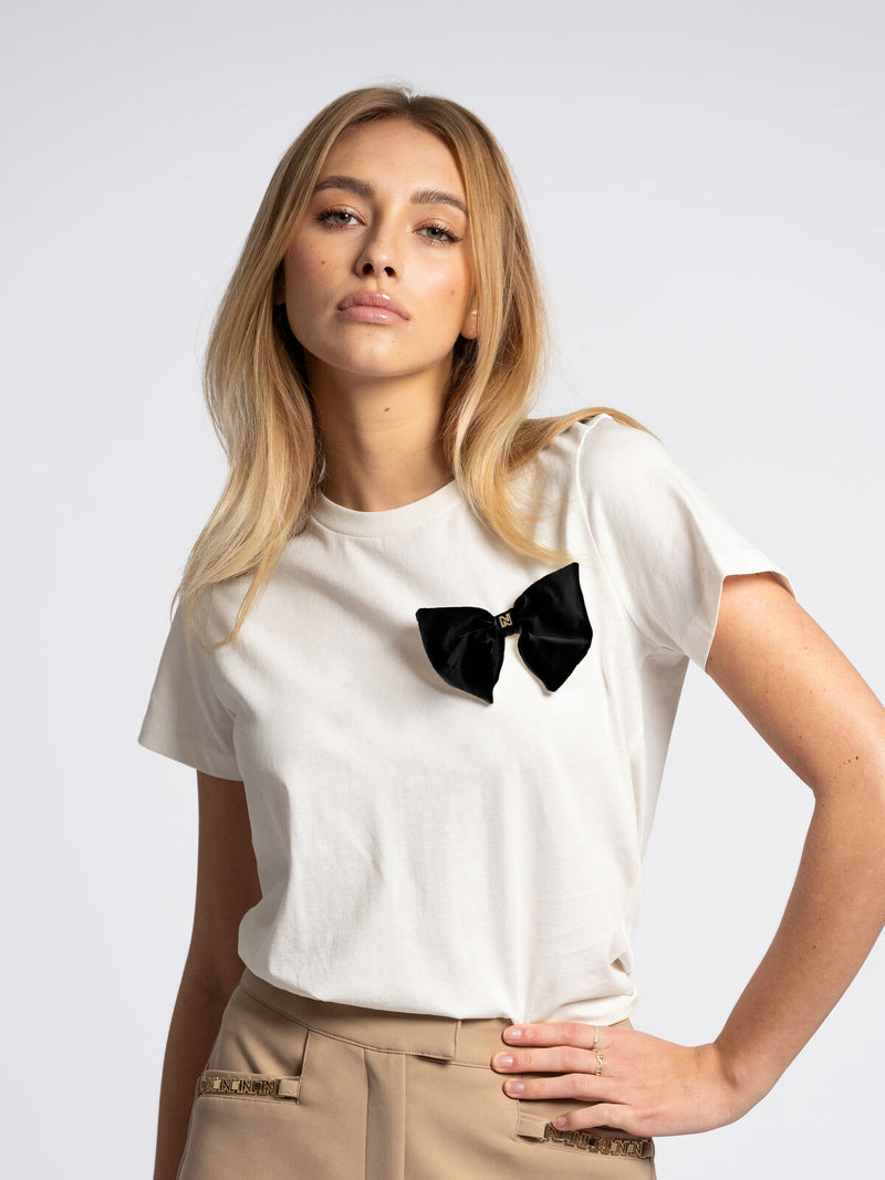 Bow tie t-shirt off white