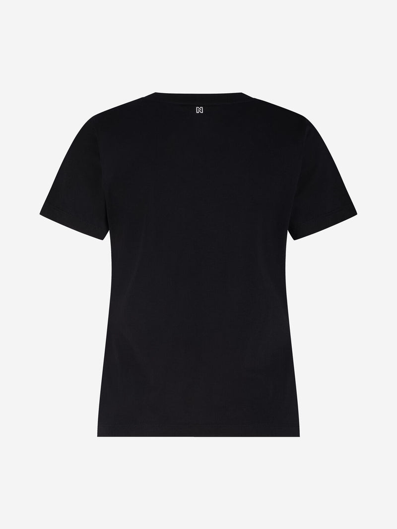 Bow tie t-shirt black
