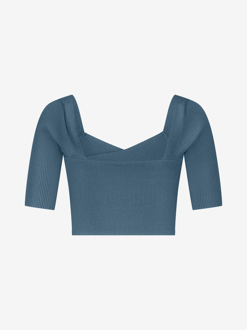kochi top teal blue