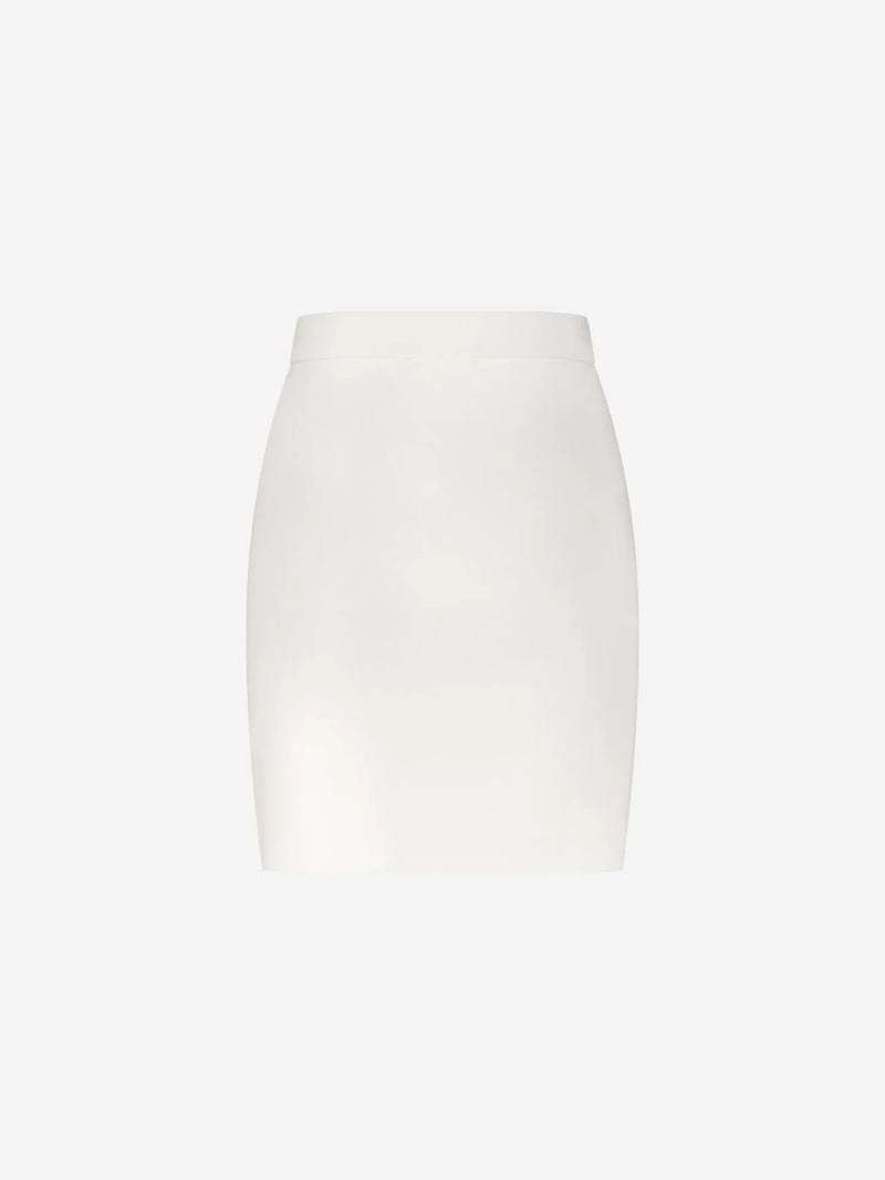 kara skirt star white