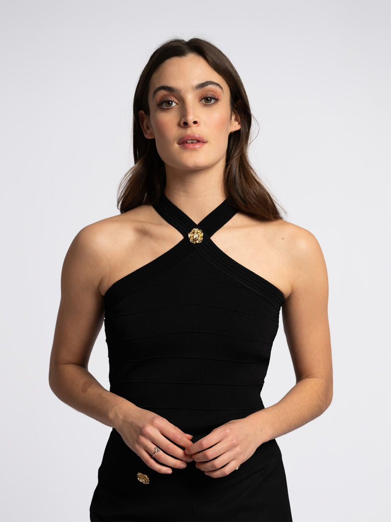 laos top black