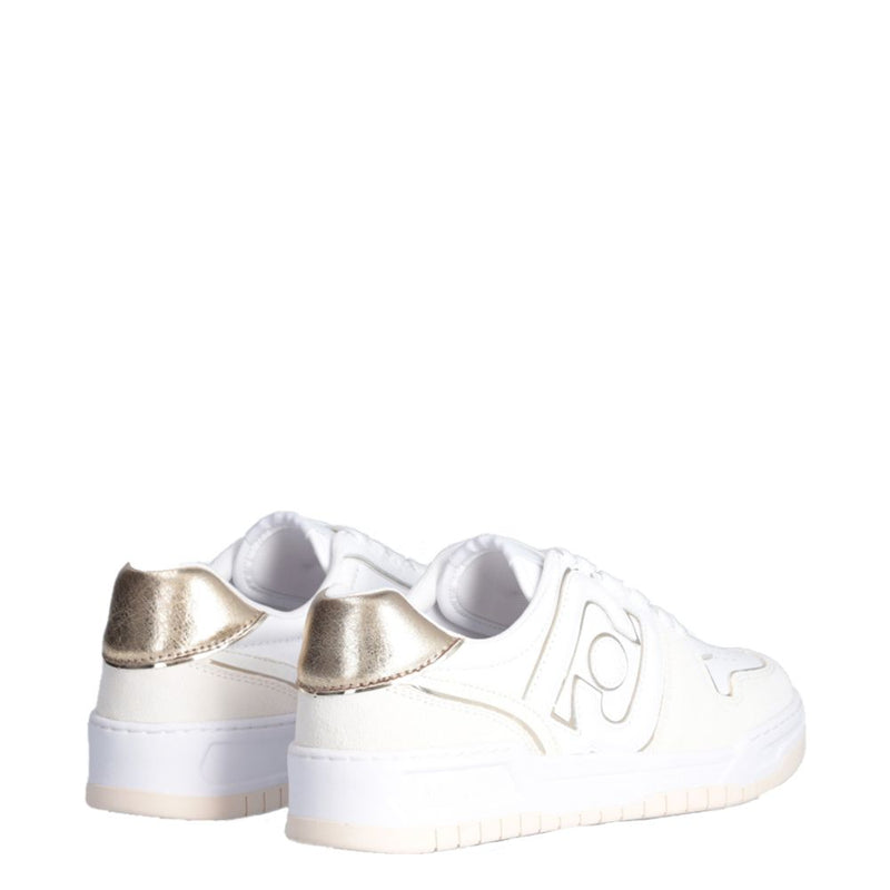 sneakers white gold