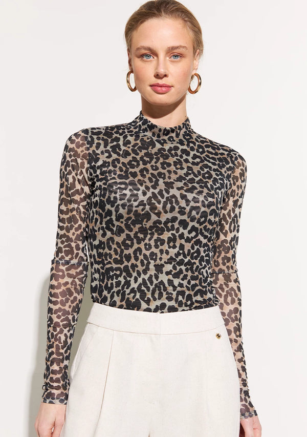 Lexie top leopard