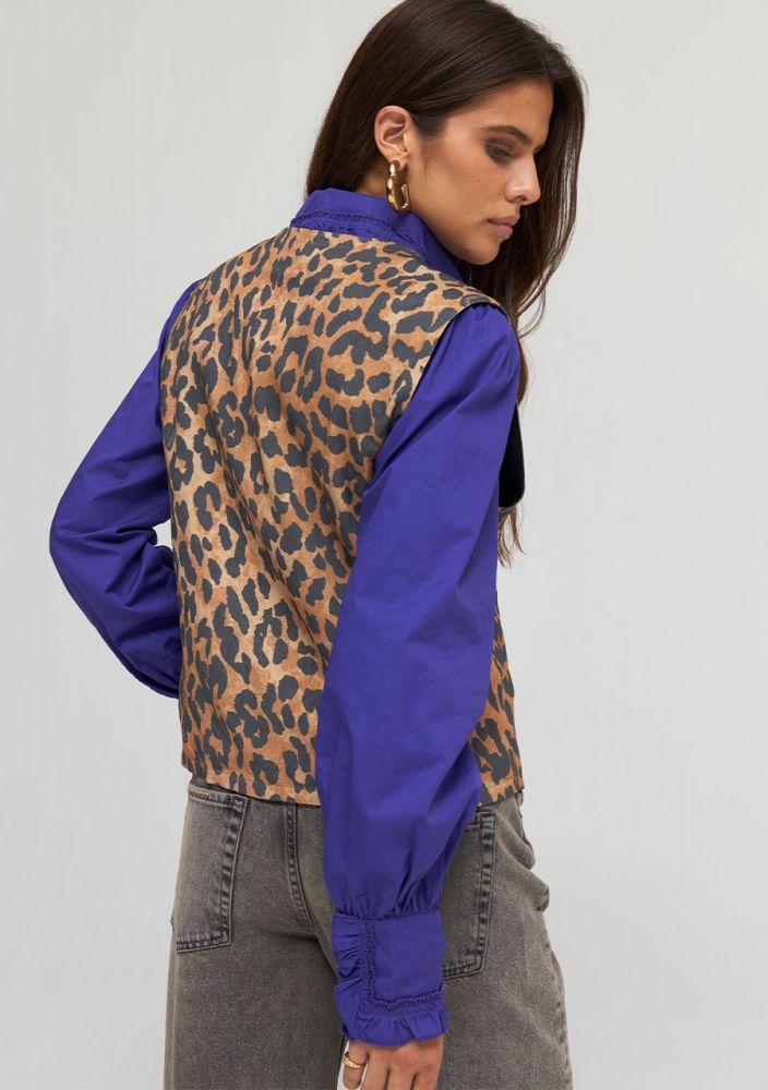 Gilet lola leopard