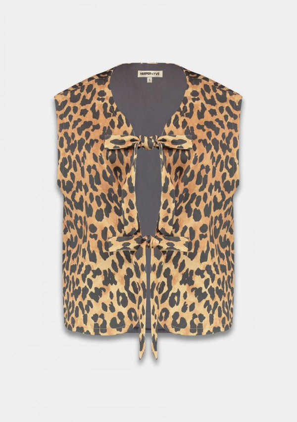 Gilet lola leopard