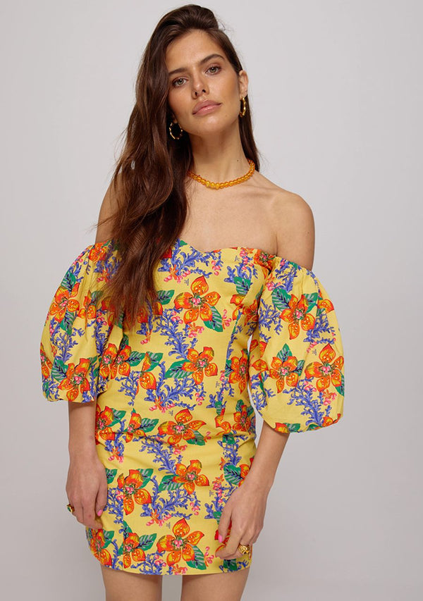 Kailey dress banana flower