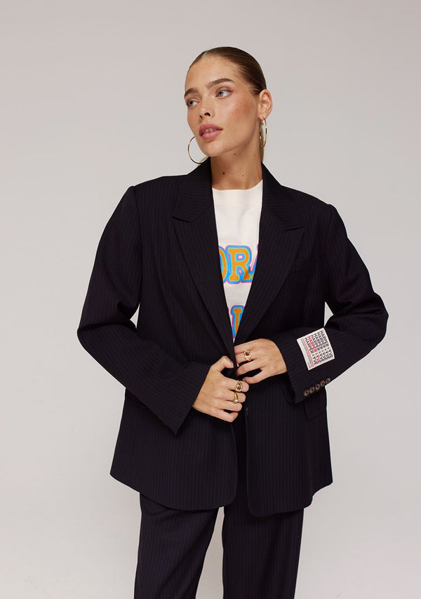 Anna blazer vintage blue