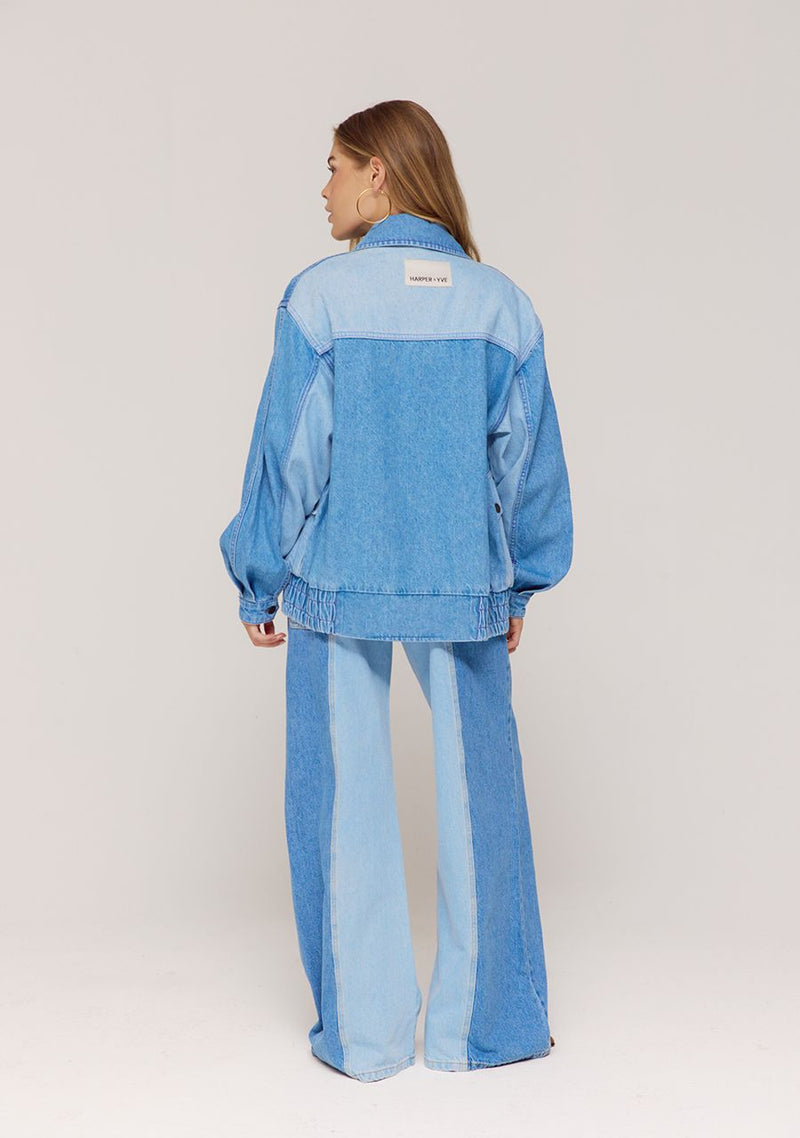 warner jacket denim blue