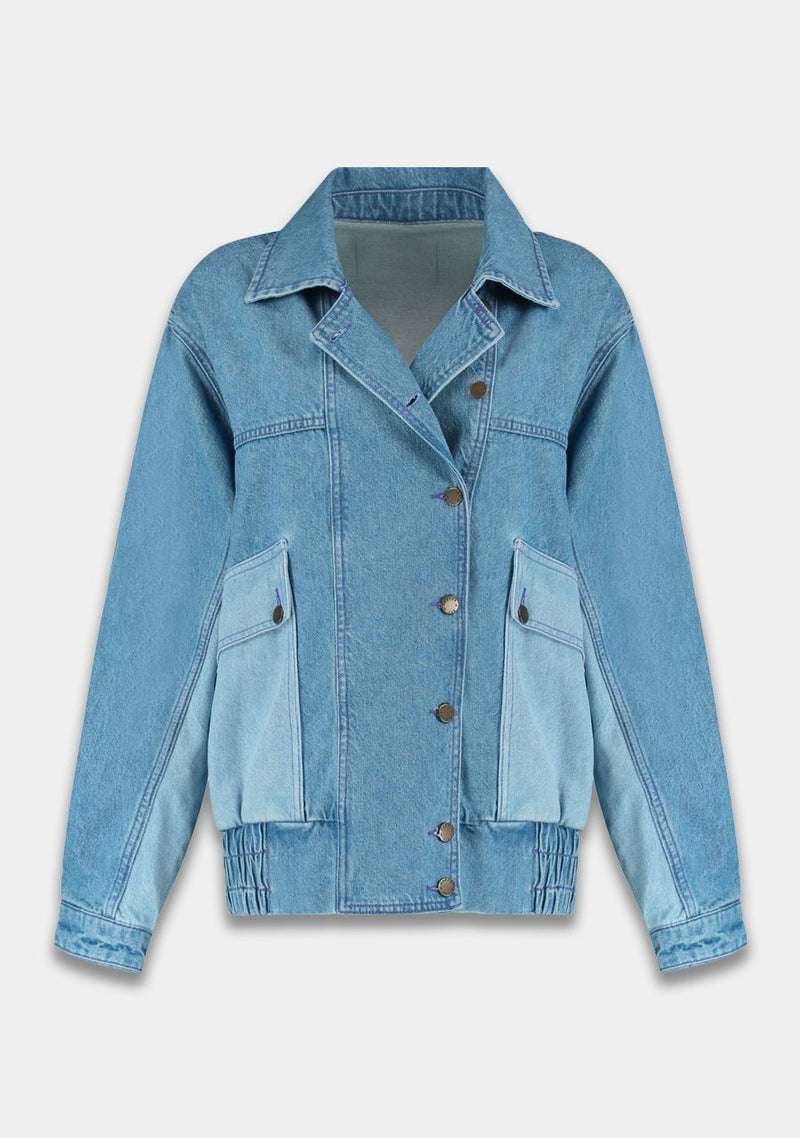 warner jacket denim blue