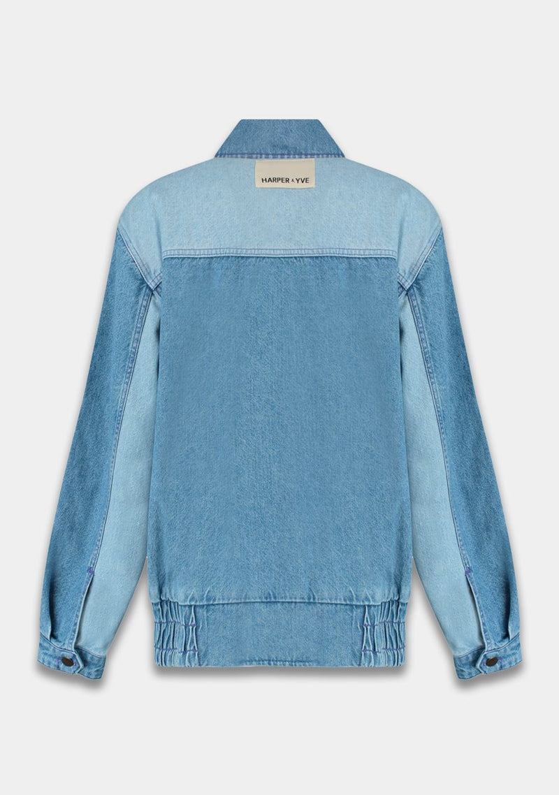 warner jacket denim blue