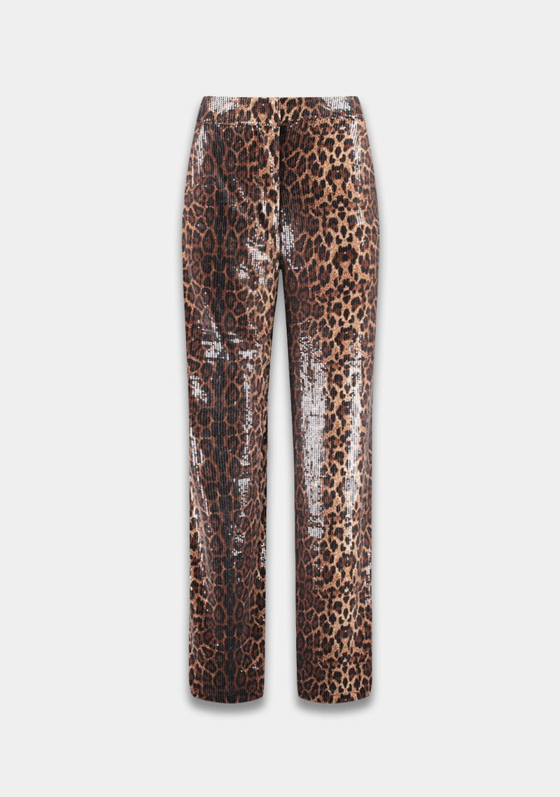 broek holly sequin leopard