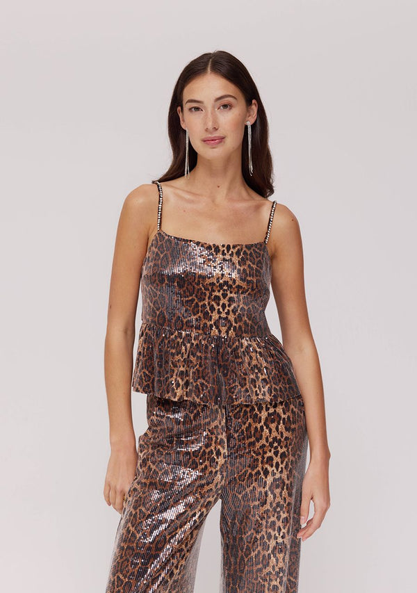 top day leopard sequin