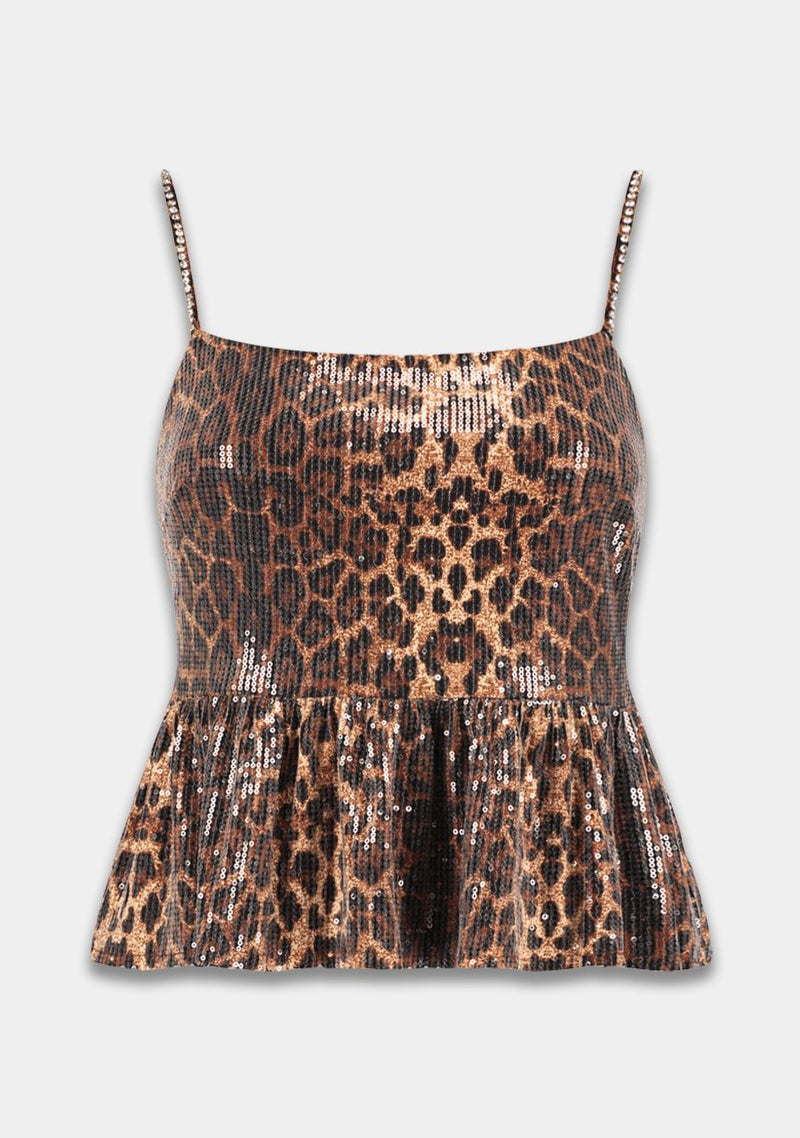 top day leopard sequin