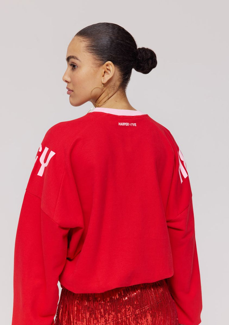 howweparty t-shirt poppy red